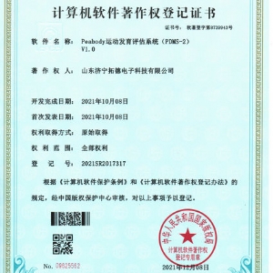 Peabody運動發(fā)育評估系統(tǒng)(PDMS-2)軟件著作權(quán)